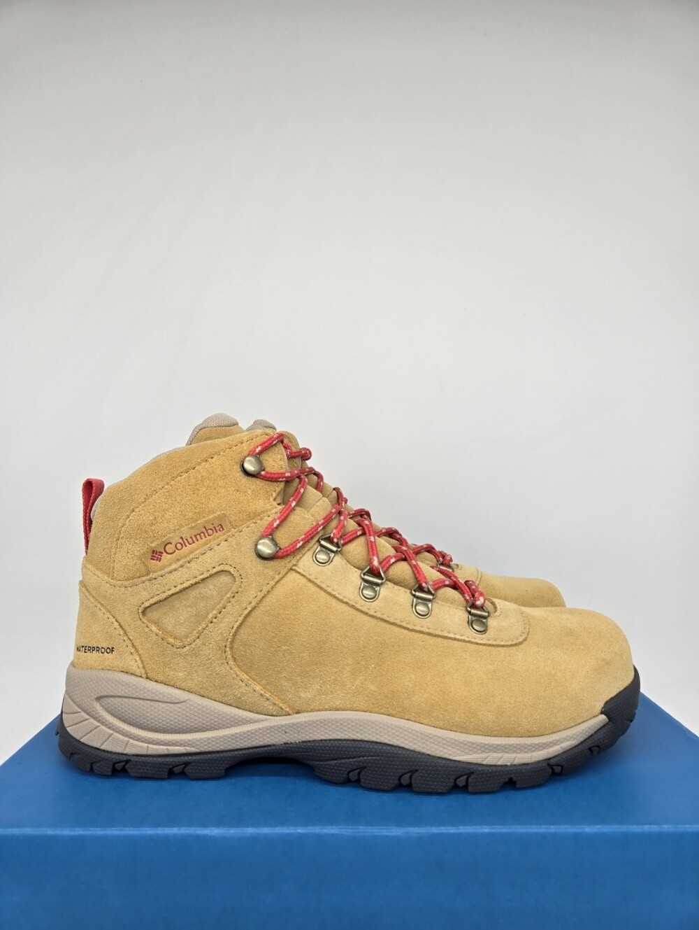 Columbia Women's Yoncalla Suede Waterproof Hiking Boots Shoes Size 10 - Picture 3 of 8